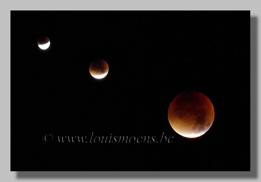 Maansverduistering - foto: Louis Moens