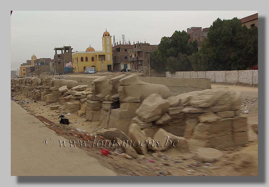 De tempel van Luxor. 