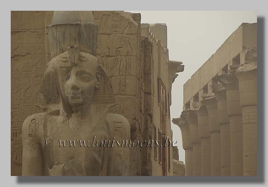 De tempel van Luxor. foto louis moens