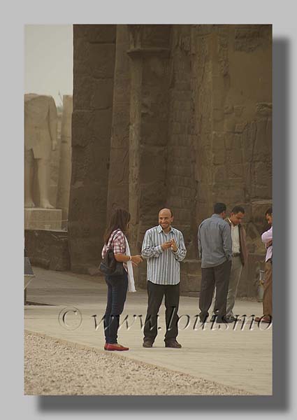 De tempel van Luxor. foto louis moens